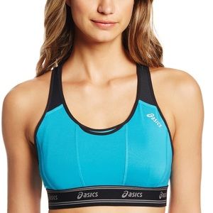 asics running bra